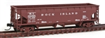 Atlas 50001705 N 70 Ton Hart Ballast Car Rock Island #101024