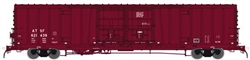 Atlas 50004080 N Santa Fe Class BX-166 62' Beer Boxcar Santa Fe 621588 No Logo