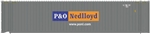 Atlas 50004982 N 45' Corrugated Container P&O Nedlloyd 306002 306111 306282 3-Pk
