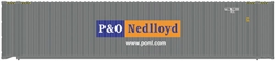 Atlas 50004982 N 45' Corrugated Container P&O Nedlloyd 306002 306111 306282 3-Pk