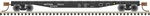 Atlas 50005567 N 50' Steel Flatcar with Stakes Northern Pacific 62552