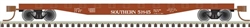 Atlas 50005572 N 50' Steel Flatcar with Stakes Southern Railway 51845