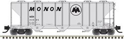 Atlas 50005734 N PS-4000 3-Bay Covered Hopper Monon 440005