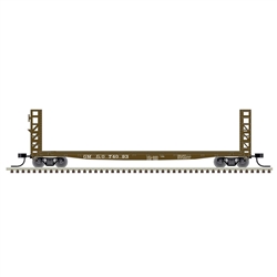 Atlas 50005798 N GSI-GSC 48' Bulkhead Flatcar Gulf Mobile & Ohio 74052