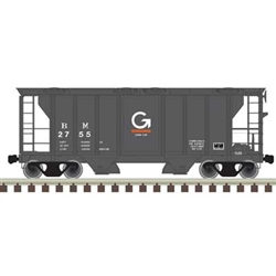 Atlas 50005893 N PS-2 2-Bay Covered Hopper Guilford B&M 2758