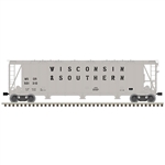 Atlas 50006342 N Dry-Flo Covered Hopper Wisconsin Southern WSOR 501341