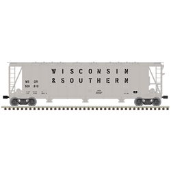 Atlas 50006342 N Dry-Flo Covered Hopper Wisconsin Southern WSOR 501341