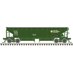 Atlas 50006611 N 70-Ton Hart Ballast Car British Columbia Railway #2509