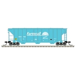 Atlas 50006790 N PS-2 4427 3-Bay Covered Hopper Farmrail GNBC #1002