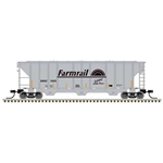 Atlas 50006793 N PS-2 4427 3-Bay Covered Hopper Farmrail GNBC #1005