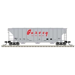 Atlas 50006805 N PS-2 4427 3-Bay Covered Hopper Garvey GELX #18