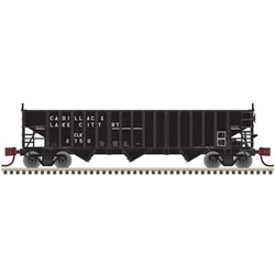 Atlas 50007016 N Pullman-Standard PS-2750 3-Bay Hopper Cadillac and Lake City #2750