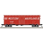 Atlas N 1932 ARA 40' Steel Boxcar Western Maryland #27625