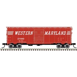 Atlas N 1932 ARA 40' Steel Boxcar Western Maryland #27625