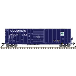 Atlas 50007131 N CNCF 5000 50' Boxcar Columbus & Greenville #21569