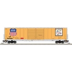 Atlas 50007180 N ACF 60' Double-Door Auto Parts Boxcar Union Pacific #960571 Armour Yellow Automated Railway