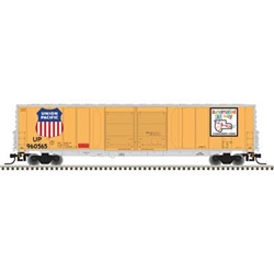 Atlas 50007179 N ACF 60' Double-Door Auto Parts Boxcar Union Pacific #960565 Armour Yellow Automated Railway