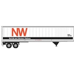 Atlas 50007206 N 45' Pines Trailer Assembled Norfolk & Western #250105 NW