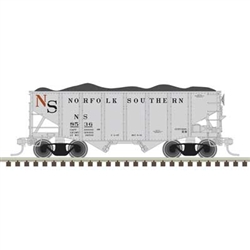 Atlas N 55-Ton Fishbelly Hopper with Load Original Norfolk Southern #8529