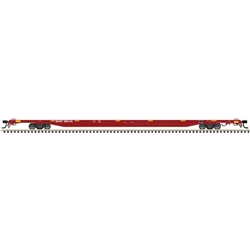Atlas 50007234 N ACF 89' 4" Intermodal Flatcar BNSF Railway #588260 Conspicuity Marks