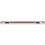 Atlas 50007243 N ACF 89' 4" Intermodal Flatcar Redstreak QUAX #89702 Conspicuity Marks