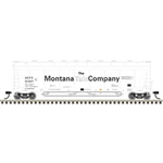 Atlas 50007343 N ACF 4-Bay Center Flow Pressureaide Covered Hopper Montana Talc Company ACFX #51307