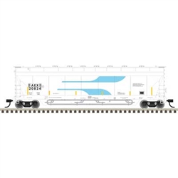 Atlas 50007346 N ACF 4-Bay Center Flow Pressureaide Covered Hopper The Andersons AEX #20824