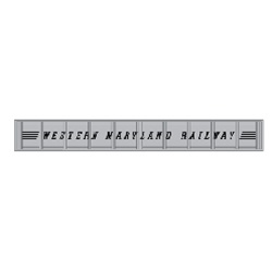 Atlas 70000004 HO Decorated Plate Girder Bridge w/Code 100 Track Western Maryland