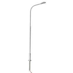 Atlas 70000150 N Single-Arm Streetlight 3-Pack Cool White LED Silver