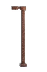 Atlas 70000180 N Single-Arm Square LED Light 3-Pack Bronze (cool white LED) 15 Scale Feet Tall