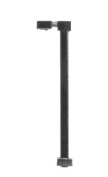 Atlas 70000181 N Single-Arm Square LED Light 3-Pack Black (warm white LED) 15 Scale Feet Tall