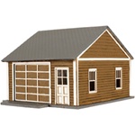 Atlas 735 HO Kim's Classic Garage Kit Laser-Cut Wood Pkg 2