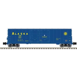 Atlas 75000016 Z Evans 53' Double Plug-Door Boxcar Master Alaska #10806