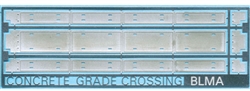 Atlas BLMA79 N Concrete Grade Crossing