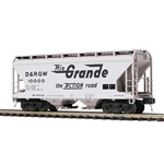 Atlas 3001891 O 2-Bay Centerflow Covered Hopper 3-Rail Premier Denver & Rio Grande Western Flying Grande