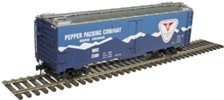 Atlas 3003912 O Rolling Stock Pepper Packing Company O Scale 40' Steel Reefer Road #2300 (3 Rail)