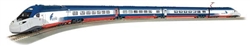 Bachmann 1206 HO Amtrak Acela II Train Set Standard DC Spectrum Powered & Unpowered Locos 3 Cars 81 x 45" E-Z