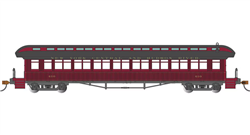 Bachmann 12803 HO 1900s-Era 60' Passenger Car New York Central & Hudson River #610