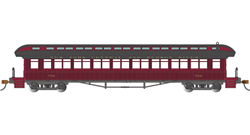 Bachmann 12804 HO 1900s-Era 60' Passenger Car New York Central & Hudson River #702