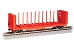 Bachmann 12907 HO 52' Centerbeam Bulkhead Flatcar Canadian Pacific #316879