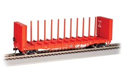 Bachmann 12907 HO 52' Centerbeam Bulkhead Flatcar Canadian Pacific #316879