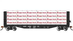 Bachmann 12927 HO 52' Open Centerbeam Flatcar with Lumber Load Northern Pacific #67022
