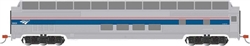 Bachmann 13001 HO Budd 85' Full-Length Dome with Lights Silver Series Amtrak Phase VI Travelscape Logo