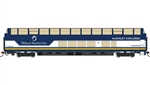 Bachmann 13350 HO Colorado Railcar 85' Full-Length Dome Lighted Silver McKinley Explorer #1059 Teklanika