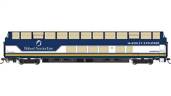 Bachmann 13350 HO Colorado Railcar 85' Full-Length Dome Lighted Silver McKinley Explorer #1059 Teklanika