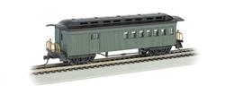 Bachmann 13505 HO 1860 1880 Wood Combine Silver Series Painted Unlettered Green