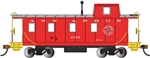 Bachmann 14009 HO Slanted Offset-Cupola Caboose Ann Arbor #2834