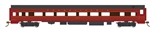 Bachmann 14212 HO 85' Smooth-Side Coach w/ Interior Lights Pennsylvania 2 Fleet of Modernism Tuscan
