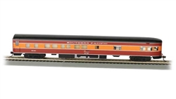 Bachmann 14312 HO 85' Smooth-Side Observation with Interior Lights Southern Pacific 2954 Daylight