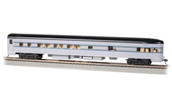 Bachmann 14313 HO 85' Smooth-Side Observation Lighted New York Central "Manhattan Island" 1938 20th Century 2-Tone    